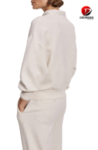Casual Latest Design Hoodie for Women in Premium Quality Half <b>Zip</b>-up Hoodies - Product Image 2