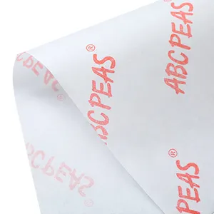 Custom Logo Gedrukt Tissue Papier/Gift Wrap/Inpakpapier Vellen Met Logo