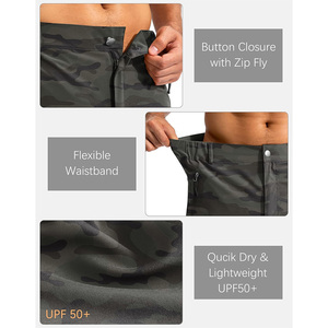 Shorts de golf pour hommes imprimés, respirants, extensibles dans quatre directions, écologiques, avec logo personnalisé pour le branding, vêtements de sport, tenues d'équipe, OEM - Product Image 5