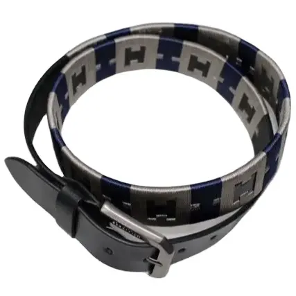 Fabricants vendant une ceinture de polo classique d'équitation en cuir véritable Star Ceinture en cuir réglable pour hommes