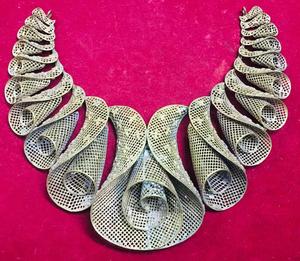 Collares de cobre con diseño de rosa para mujer, joyería encantadora chapada en oro, cadena clásica de caja de la India, boda de Turquía - Product Image 5