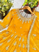 Robe Salwar Longue Tendance en Soie et Lin pour Femme, Style Indien et Pakistanais, Entièrement Brodée de Paillettes, Faite à la Main pour Adultes