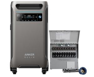 Meilleure offre pour le kit de secours domestique F3800 120V/240V, station d'alimentation portable 3840Wh avec kit de commutation de transfert - Product Image 2