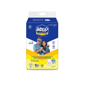 Couche pour adulte Adilo, style à bande ouverte, haute absorption, ajustement sécurisé, facile à porter, confortable toute la journée, soin fiable - Product Image 6