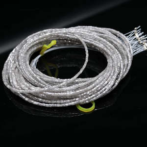 Perles tubulaires en diamant blanc facetté étincelant 1,3-2,5 mm Diamants en vrac - Product Image 1