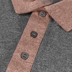 100% coton hommes pour T-shirts polo personnalisé Slim Fit avec motif solide de haute qualité Logo personnalisé couleurs Design vierge - Product Image 4