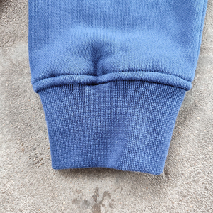 ชุดวอร์มผ้าคอตตอนสำหรับผู้ชายชุดวอร์มผ้าคอตตอนสีพื้นมีซิปมีฮู้ดและกางเกงวอร์มขาบานสำหรับผู้ชายโลโก้ออกแบบได้ตามต้องการ - Product Image 6