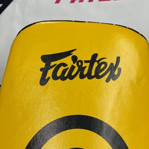 Fairtex New Yellow Black Customized Training Kick Boxing Kick <b>Shields</b> Professional Boxing Training Gear Your Own Logo Curved Pad - Product Image 6