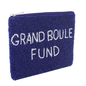 Handmade Beaded Coin <b>Purse</b> with Zipper Closure Custom Color & Logo Wholesale Fashion Wallet <b>for</b> <b>Teens</b> - Product Image 1