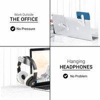 Support d'extension pour ordinateur portable en alliage d'aluminium, support latéral pour moniteur, support interactif double écran, support magnétique pliable portable pour téléphone