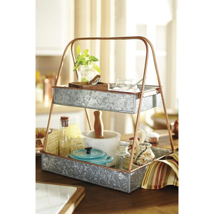 Bougeoir en métal rustique piédestal plateau ferme décoratif support de pièce maîtresse Vintage affichage pour bougie plante Dessert Cupcake - Product Image 5