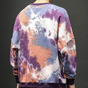 Sweat-shirt à col rond pour homme, décontracté, manches longues, léger, 100% coton molletonné, poignets et ourlet côtelés, coupe classique, hiver, brodé - Product Image 2