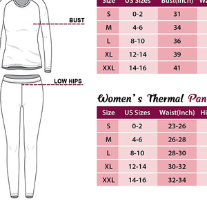 Haute qualité en gros femmes longs Johns ensembles hiver vêtements chauds respirant Polyester thermique 2 pièces costume couleur personnalisée - Product Image 6