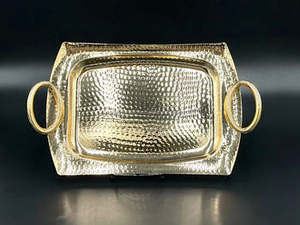 Plateau de service à chocolat en laiton de haute qualité avec finition polie parfait pour les accessoires de restaurant d'ustensiles de cuisine pour la maison et l'hôtellerie - Product Image 2