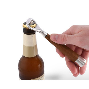 Abrebotellas de madera y acero inoxidable para abridor de cerveza y vino para clubes nocturnos y pubs Uso duradero y ecológico a baja velocidad - Product Image 3