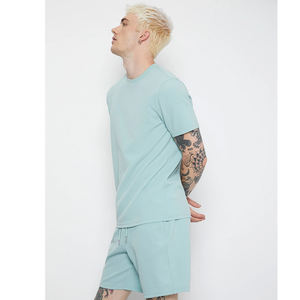 Ensemble de survêtement 2 pièces pour hommes, tenues d'été décontractées, ras du cou - Product Image 1