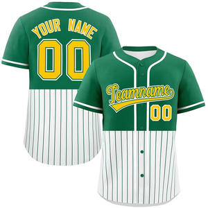 Maillot de baseball personnalisé personnalisé 100% polyester de haute qualité/maillot de baseball personnalisé boutonné pour hommes Offre Spéciale - Product Image 4