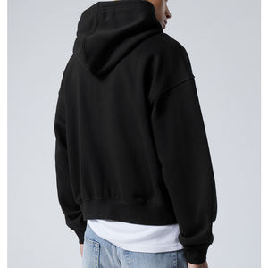 Fabricant d'usine de sweats à capuche à fermeture éclair complète poids lourd sweat à capuche à fermeture éclair complète au design personnalisé pour adultes - Product Image 4