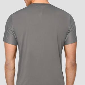 Camiseta atlética de nylon Spandex para hombre con tela de secado rápido y construcción duradera para deportes y entrenamientos - Product Image 3