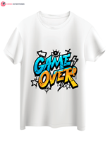 T-shirt pour homme à manches courtes en maille unie à séchage rapide, avec logo personnalisé imprimé par transfert thermique DTF, service OEM