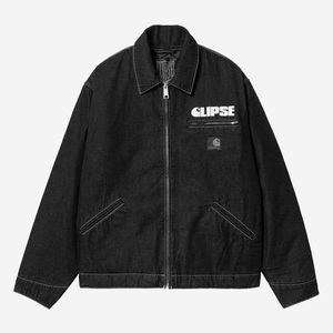 Chaquetas de hombre Venta al por mayor Diseño personalizado 12OZ Algodón orgánico Lona Detroit Chaquetas Personalizadas Moda Ropa DE TRABAJO chaquetas - Product Image 1