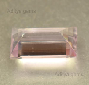 มอร์แกไนต์ธรรมชาติทรงบาแกตต์สีชมพูอัญมณีหลวมจากผู้ผลิตขายส่งราคา2x4มม. ถึง20x30มม. บาแกต - Product Image 5