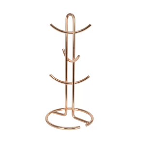 Porte-gobelet à thé à 6 crochets au design moderne Support de rangement pour tasses à café Porte-gobelet en métal de luxe Support pour arbre Branche Porte-gobelet - Product Image 1