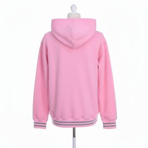 Vente en gros de sweats à capuche pour hommes de haute qualité, personnalisés avec un logo brodé sur le devant, 100% coton molletonné 450 g/m², séchage rapide - Product Image 2