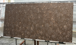 Panneaux muraux intérieurs décoratifs modernes imperméables en or moucheté foncé pour les murs de caractère de luxe et les espaces haut de gamme - Product Image 4