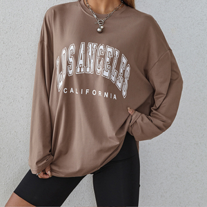 Nouveau t-shirt surdimensionné à la mode pour les femmes t-shirt personnalisé filles conception personnalisée t-shirt fabricant et grossiste du Bangladesh - Product Image 1