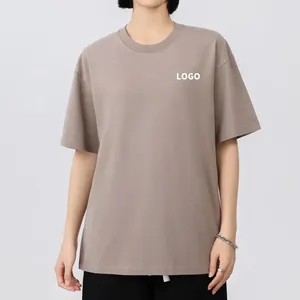Camiseta de Satén 100% Algodón Transpirable de una Pieza para Hombre, Nueva, de Moda, con Servicio OEM de Alta Calidad, Logotipo Personalizado, Otoño, Anti-UV, de Secado Rápido - Product Image 1