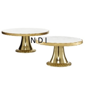 Support de table écologique pour serveur de gâteaux aux fruits, de desserts et de tasses support en métal fait à la main - Product Image 3