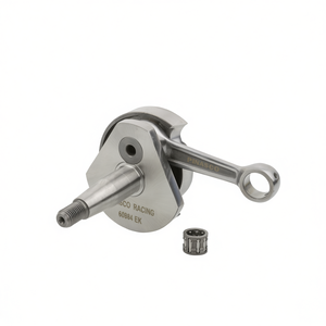 Vilebrequin de remplacement Pinasco en acier allié italien de nouvelle génération pour moto de tourisme, avec roulement, course de 43 mm et conicité de 20 mm - Product Image 2