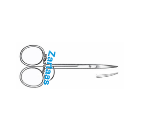 Instrumento Dental de acero inoxidable de alta calidad Tijeras de goma 803 Instrumentos quirúrgicos curvos de 10,5 cm - Product Image 4