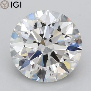 Anillo de Compromiso de Diseño con Diamante Cultivado en Laboratorio con Certificación IGI, Corte Brillante Redondo, 2.75 CT, 9.01 MM, F VVS2, de la Mejor Calidad - Product Image 1