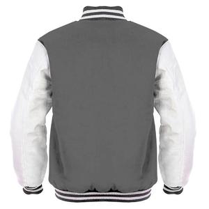 Blouson universitaire en laine pour homme, personnalisé, haute qualité, à manches longues, col montant, style décontracté hiver, style urbain, avec doublure polaire, 2026 - Product Image 4