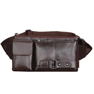 Riñonera de Cuero PU Personalizable con Pedrería, Bolsa de Dinero Elegante con Capacidad de 30-40L para Viajes - Product Image 1