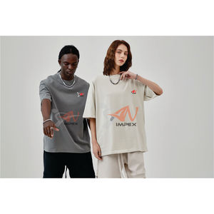 Camiseta de Algodón 100% Nueva de 2026 para Hombre, Camiseta Vintage Lavada para Hombre, Camiseta Lisa de Peso Pesado para Hombre - Product Image 2