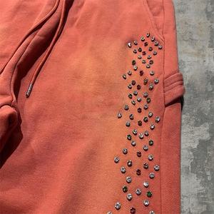 Pantalon de survêtement en strass, vente en gros, prix bas, MOQ faible, qualité supérieure, service OEM, logo personnalisé, forte demande, best-seller - Product Image 4