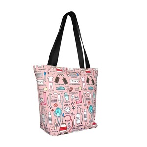 Sac fourre-tout en toile personnalisé sac à poignée en coton sacs à main fourre-tout en toile pour femmes sacs à main en toile en toile de coton biologique à la mode pour filles sac fourre-tout à bandoulière - Product Image 1