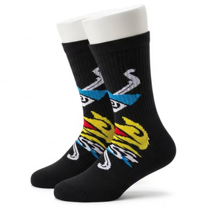 Calcetines Deportivos Transpirables de Punto 100% Algodón con Impresión por Transferencia de Calor para Ropa Deportiva, Cómodos, Duraderos, para Uso en Todas las Estaciones - Product Image 2