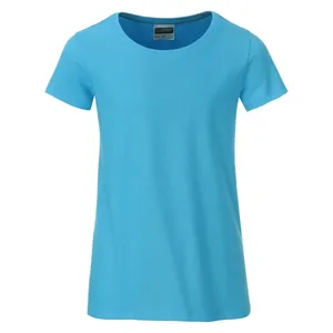 T-shirt basique en coton biologique pour filles – Merchandising promotionnel écoresponsable - Product Image 5