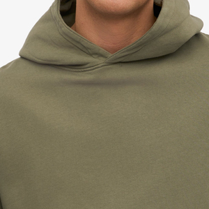 เสื้อฮู้ดผ้าฝ้าย100% สำหรับผู้ชาย, เสื้อฮู้ดแบบสวมหัวขนาดใหญ่พิเศษ500gsm เรียบไซส์ใหญ่พิเศษพิมพ์ลายแบบกำหนดเอง - Product Image 4