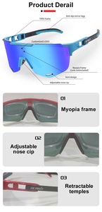 JIEPOLLY Custom UV400 Summer TR90 Frame Cycling <strong>Sunglasses</strong> Bike Mens <strong>Sport</strong> <strong>Sunglasses</strong> Riding <strong>Polarized</strong> Fishing Glasses Goggle - Product Image 4