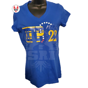 เสื้อยืดปักลายชมรมซิกม่าแกมมาโรแบบสั่งทำพิเศษ |   เสื้อยืดโพลีเอสเตอร์แบบซับลิเมชั่นสำหรับสุภาพสตรีชมรม SGRho ที่ออกแบบเองได้ - Product Image 3