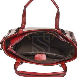 Bolso de mano informal de alta calidad para mujer, recién llegado, logotipo personalizado duradero, cierre de Manejo cómodo, tipo de cuerda, forro de cuero - Product Image 5