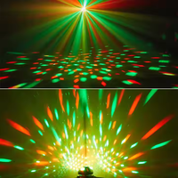 Mini nouveau 60W petite planète 3In1 boule magique rouge vert Laser stroboscopique Dj lumières avec télécommande LED Dj lumières