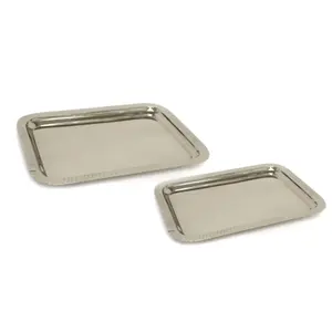 Plateau de service décoratif en laiton Plateau en laiton métallique pour mariage - Product Image 2