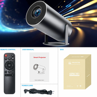 Projecteurs d'usine 160 Ansi Lumens, projecteur intelligent WIFI, écran miroir, mini projecteur portable, Android 11, projecteur vidéo pour téléphone portable