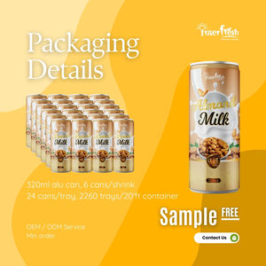 Vietnam Interfresh High Vitamin 320ml Leche de almendras OEM ODM Jugo no lácteo Precio al por mayor de Grain & Nut Factory - Product Image 3